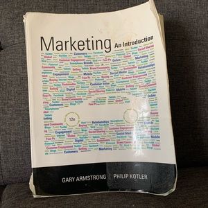 🛑SOLD🛑Marketing: An Introduction Armstrong & Kotler